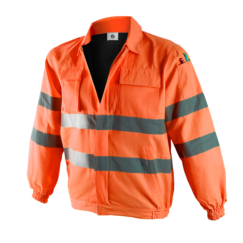 Casaco Alta Visibilidade Multibolsos com Forro-1083